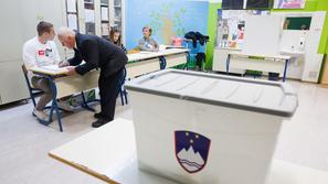 volitve skrinjica Slovenija