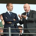 Aleksander Čeferin in Gianni Infantino