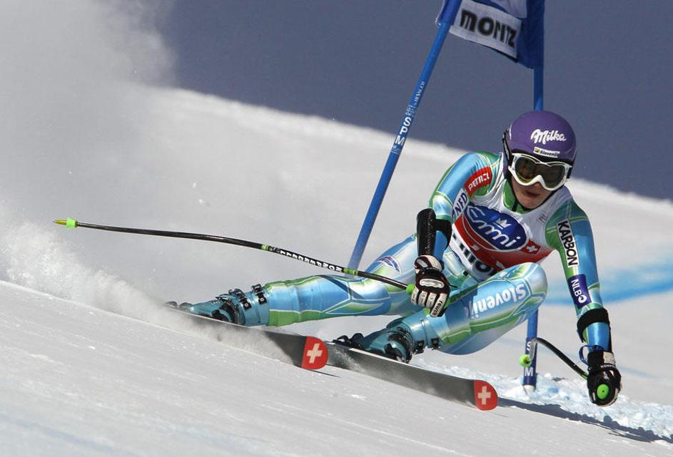 St. Moritz kombinacija 2010 Tina Maze