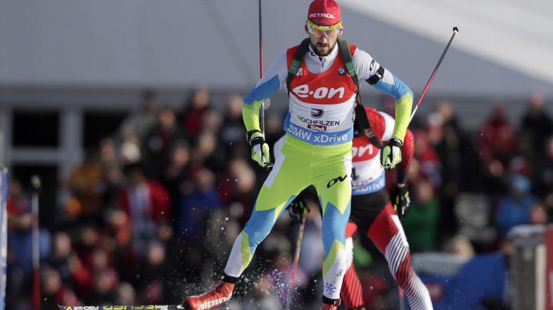 Jakov Fak biatlon zasledovanje Hochfilzen