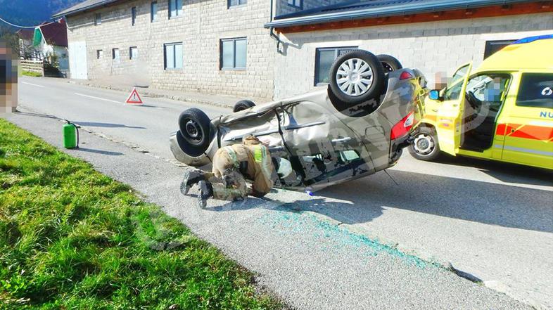 Prometna nesreča v Sodražici