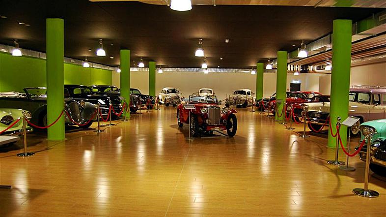 Zasebna zbirka avtomobilov švicarskega bogataša.