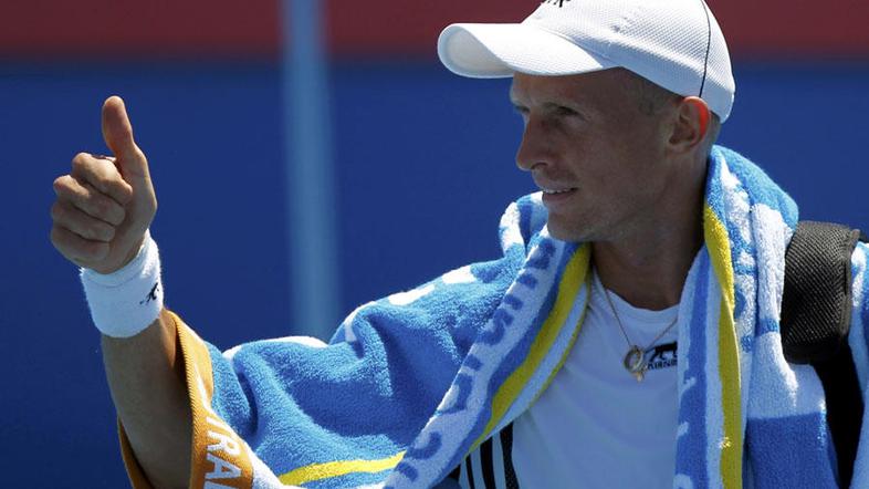 Rus Nikolaj Davidenko ni nič kaj zvezdniški, niti noče biti. (Foto: Reuters)