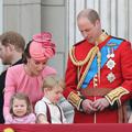 Princesa Charlotte in princ Charles na rojstnem dnevu Elizabete II.
