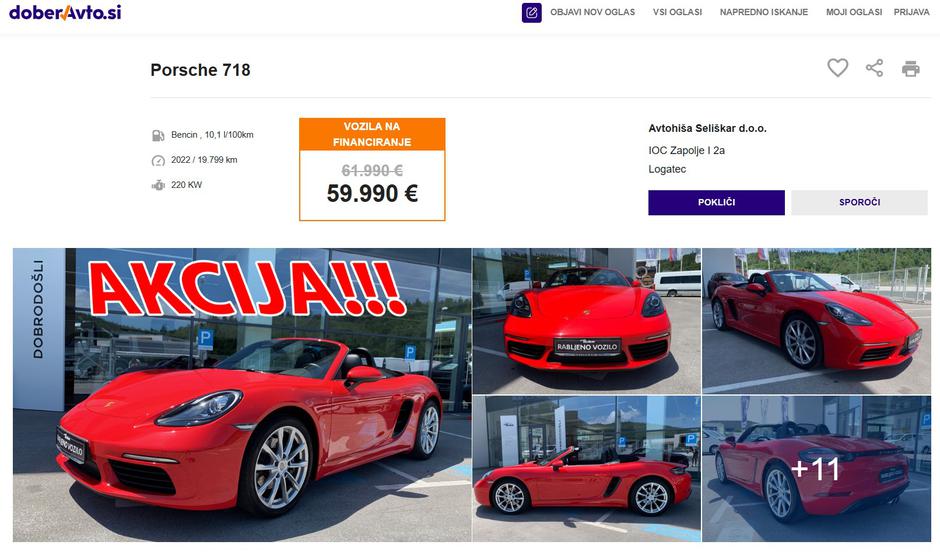 Oglasi za rabljena vozila na spletni strani DoberAvto | Avtor: Doberavto