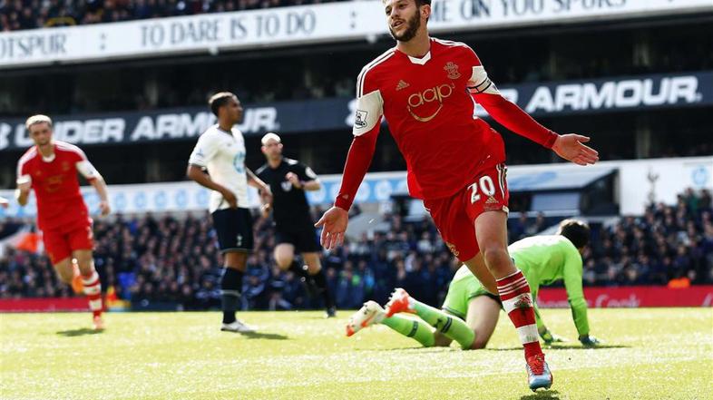 Lallana Lloris Tottenham Hotspur Southampton Premier League Anglija liga prvenst