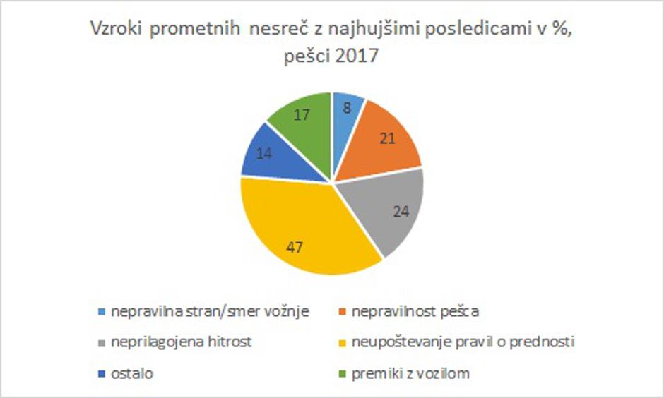 pešci prometne nesreče | Avtor: AVP