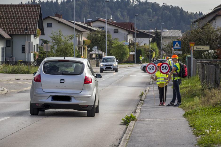 Otroci opozarjajo na omejitev hitrosti | Avtor: A. P.