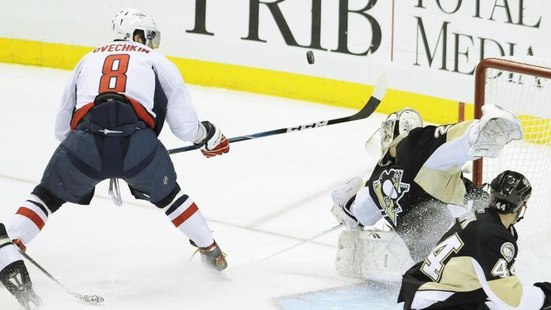 Mož odločitve v Pittsburghu – Alexander Ovečkin. (Foto: Reuters)