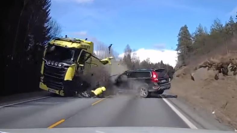 Trk avta in tovornjaka