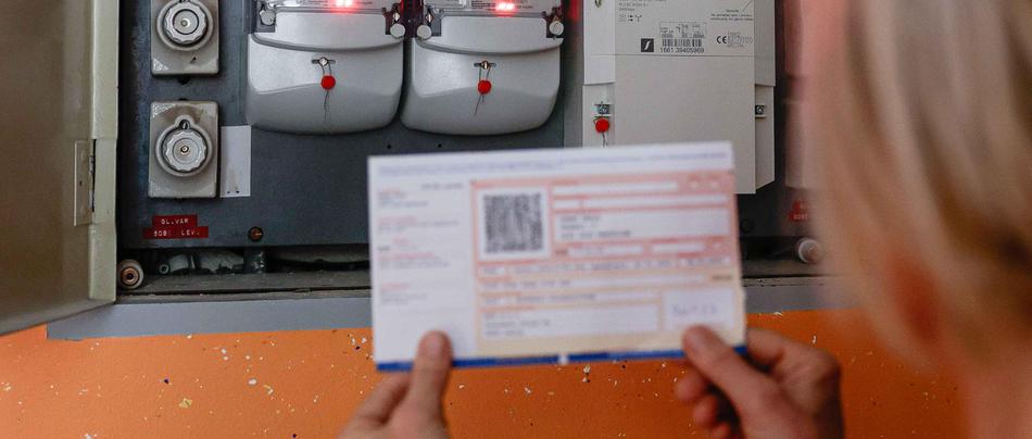 elektro števec, položnica za elektriko