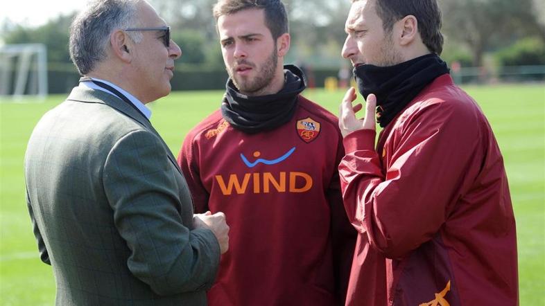 Pallotta predsednik lastnik Totti Pjanić AS Roma Serie A Italija liga prvenstvo