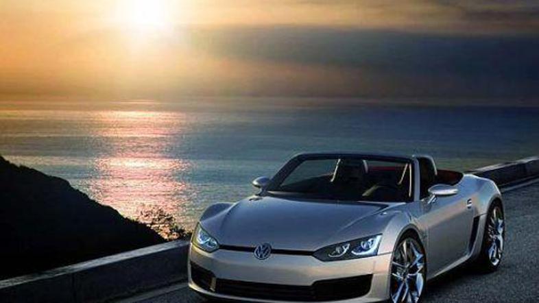 Bluesport je zvezda volkswagnovega razstavnega prostora v Detroitu.