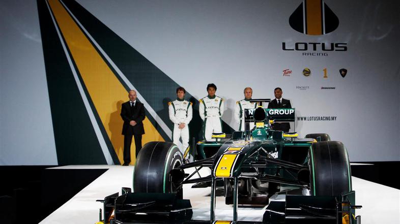 predstavitev dirkalnik 2010 Lotus Trulli Kovalainen
