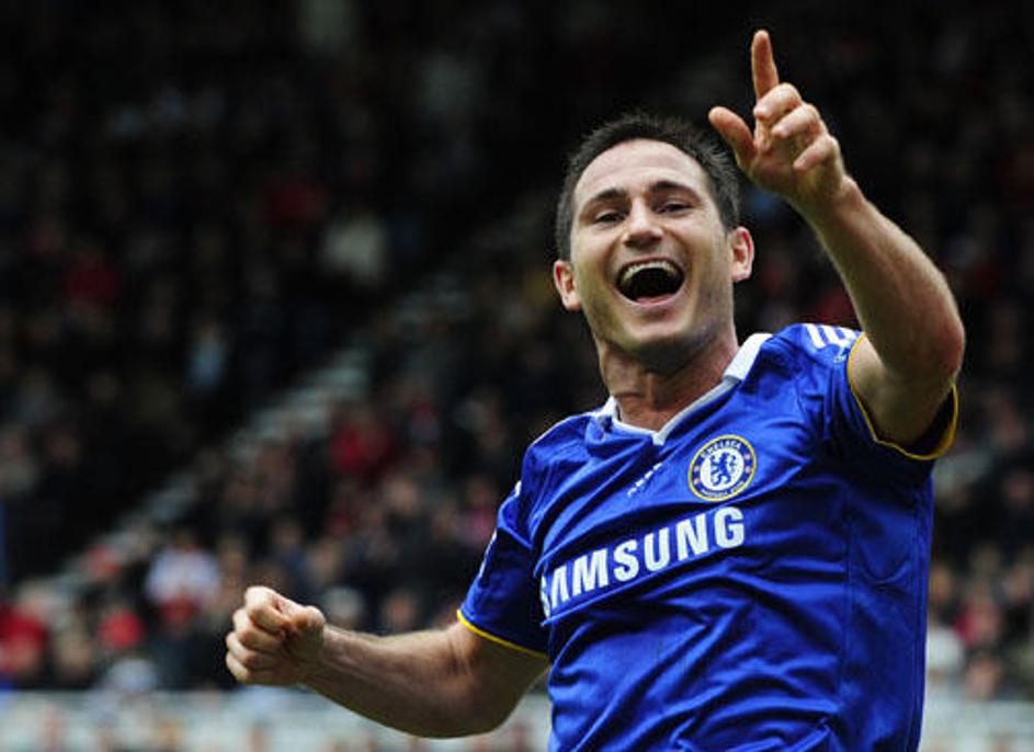 Frank Lampard je poravnal izid. (Foto: Reuters)