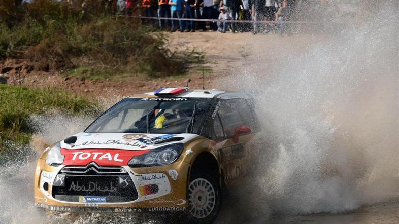 Loeb Citroen reli po Argentini Argentina WRC