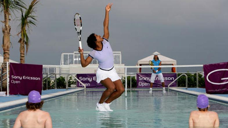 Serena Williams in Rafael Nadal sta se lani pred miamijskim turnirjem pomerila š