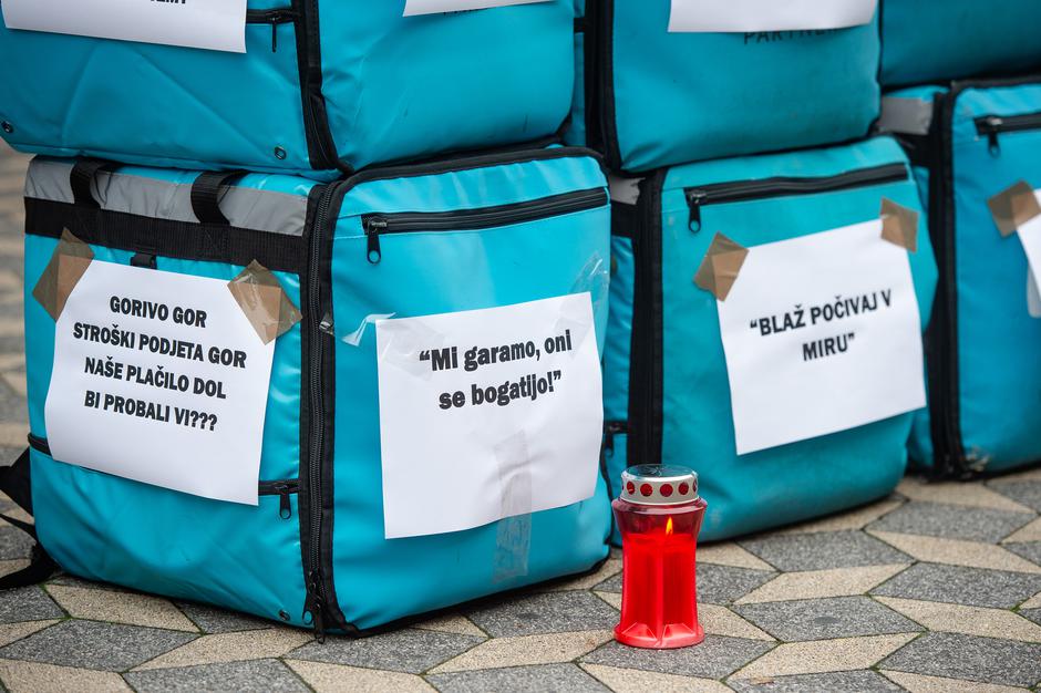 Wolt protes | Avtor: Anže Petkovšek