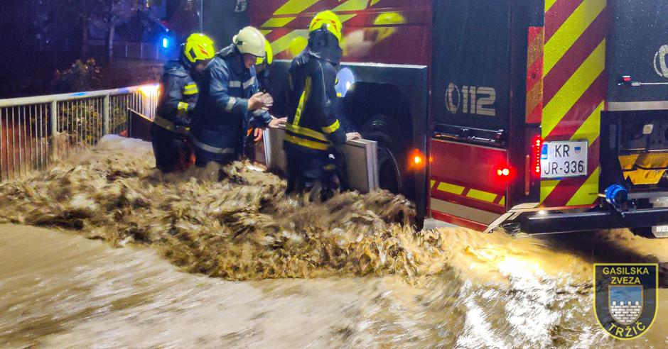 Tržič, poplave, | Avtor: 