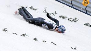 Morgenstern Kulm trening poleti smučarski skoki svetovni pokal