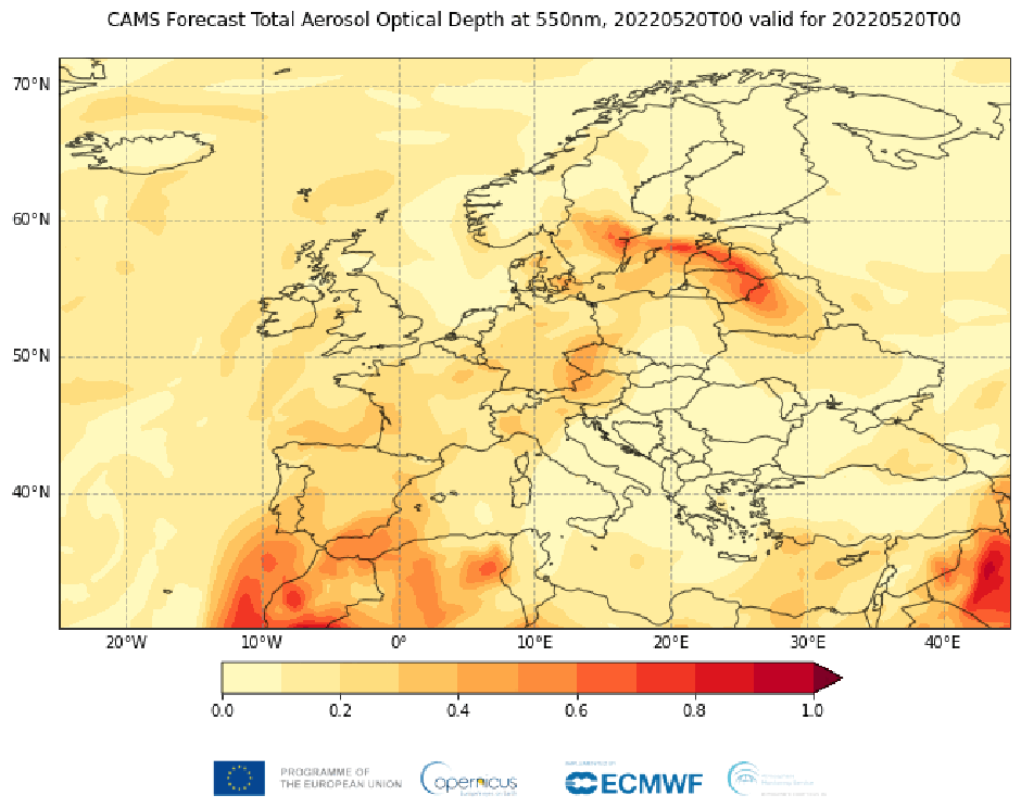 Copernicus saharski prah | Avtor: Copernicus