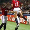 Andrea Pirlo je že v 9. minuti poskrbel za ekstazo na stadionu Giuseppe Meazza. 