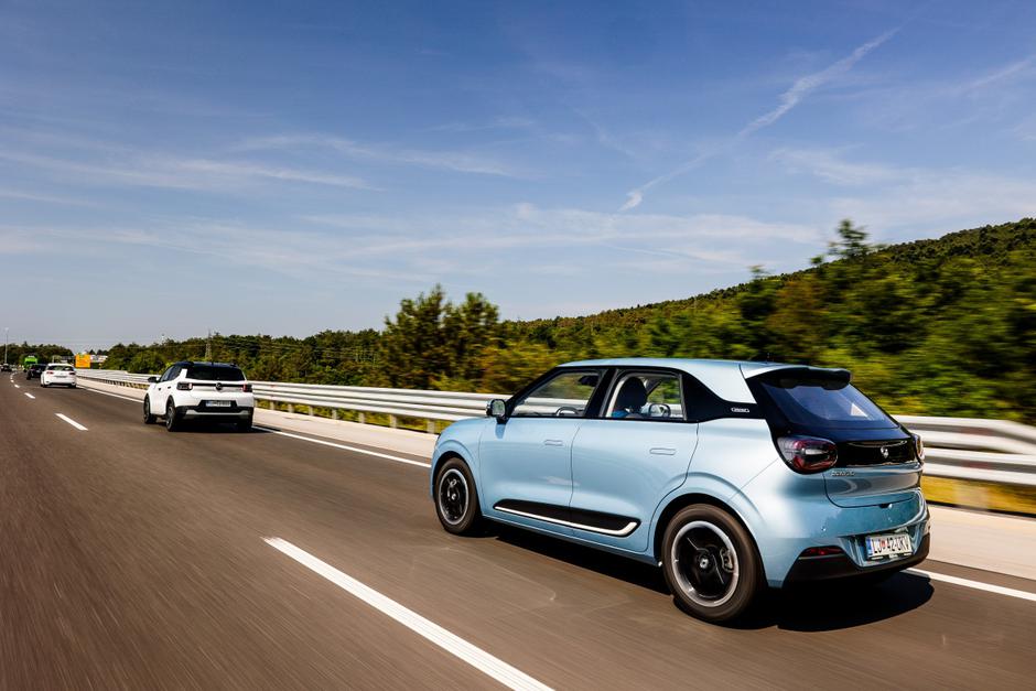 Test dosega z malimi električnimi avti ë-C3, box in inster | Avtor: Saša Despot