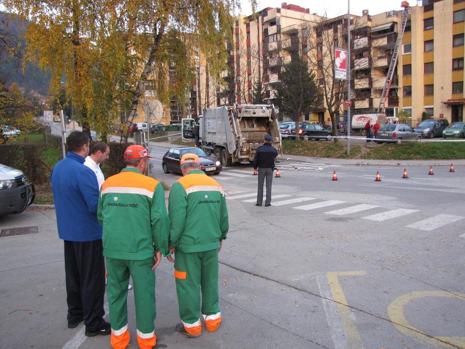 Nesreča v Bistrici pri Tržiču