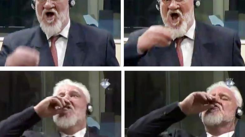 Slobodan Praljak, Haag, strup