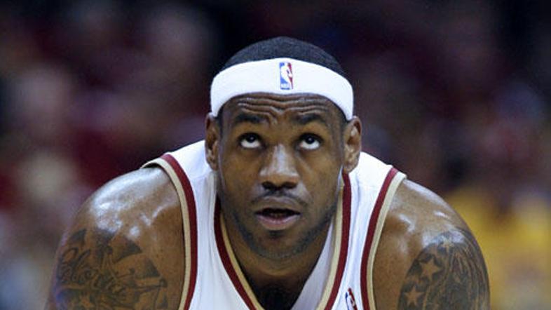 LeBron James ni mogel verjeti, da je njegovo moštvo doživelo poraz