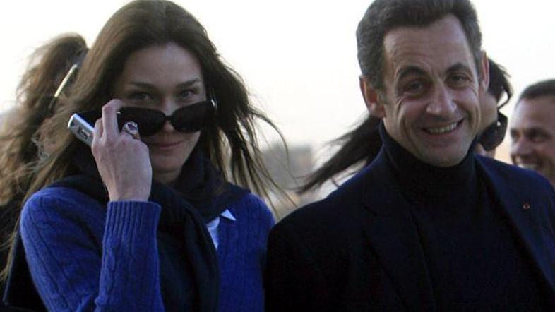 Nicolas Sarkozy Carla Bruni AFP