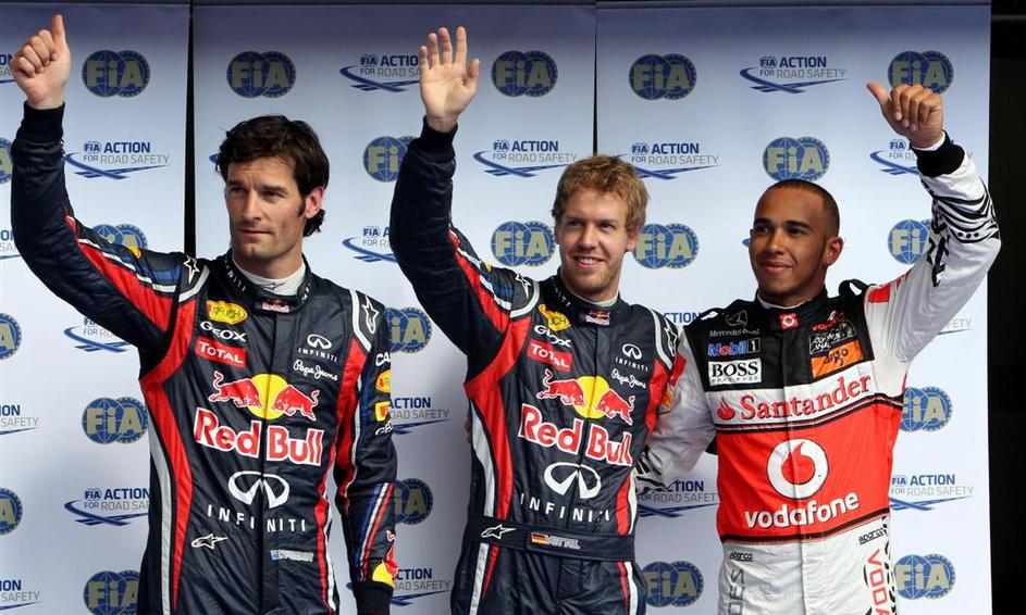 kvalifikacije spa 2011 vettel webber hamilton