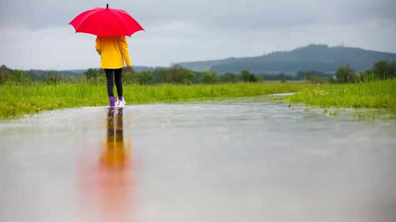 Slabo vreme, dež, dežnik