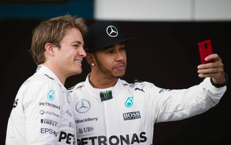 hamilton rosberg jerez testiranje f1 2015 | Avtor: EPA