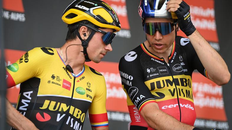 Šport: Kazalo je zelo slabo, zdaj si Roglič lahko oddahne - Roglič in Van Aert