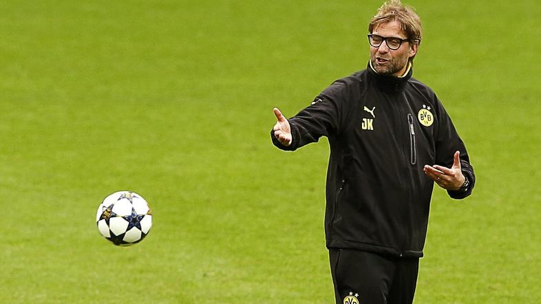 borussia dortmund trening jurgen klopp