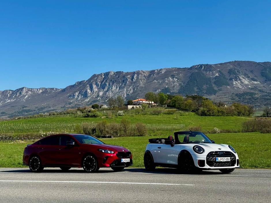 BMW 235 in MINI JCW cabrio | Avtor: Andrej Leban