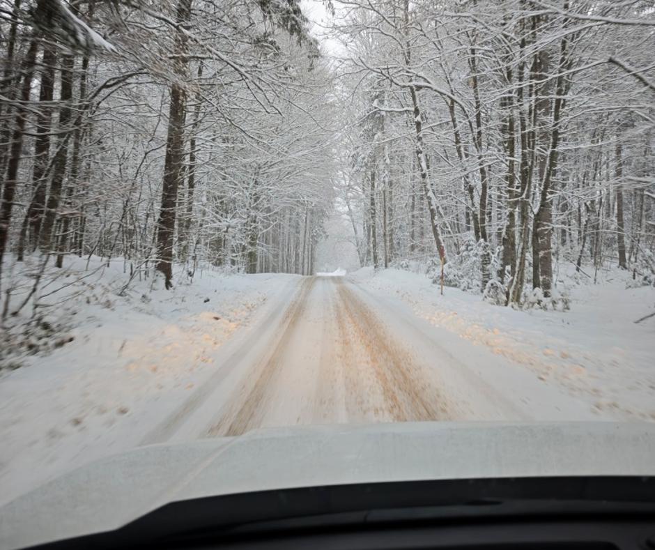 Sneg, zasnežena cesta, vreme | Avtor: Žurnal24 