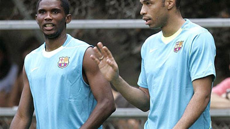 Samuel Eto'o bo skoraj zanesljivo ostal pri Barceloni, njegovega partnerja v kon