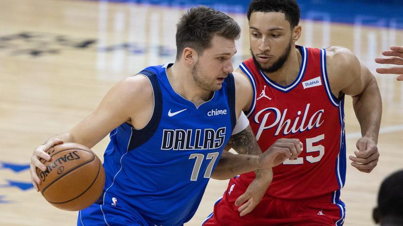 Luka Dončić in Ben Simmons