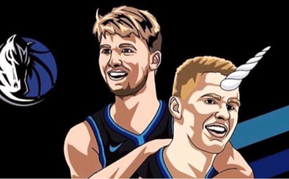 Luka Dončić in Kristaps Porzingis | Avtor: Instagram