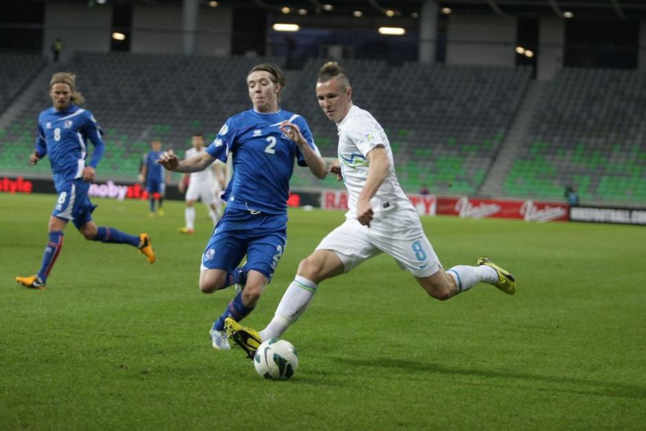 Slovenija Islandija Stožice kvalifikacije za SP 2014 Kurtić | Avtor: Saša Despot