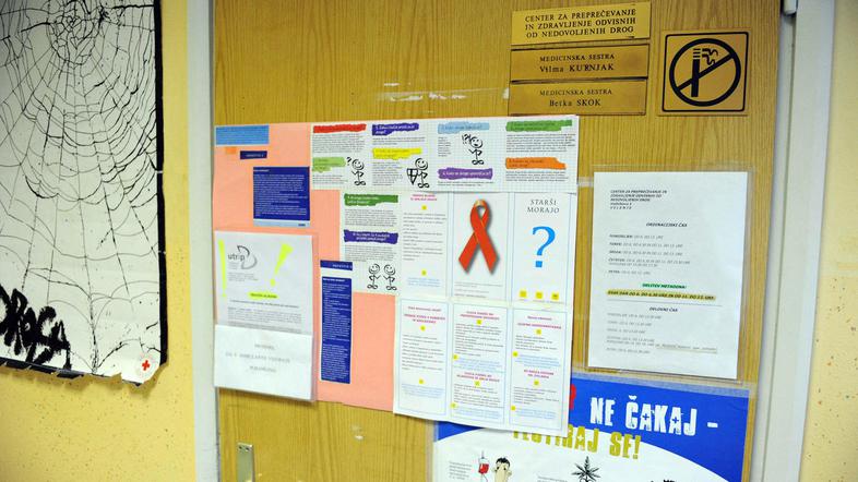 Ambulanta za vse, ki so v metadonskem programu, se nahaja v istih prostorih kot 