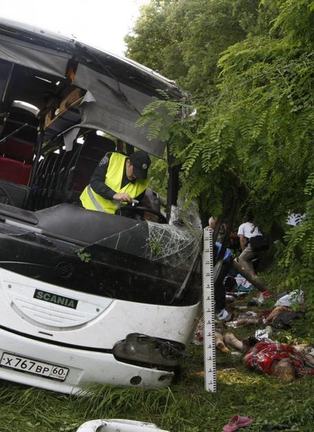 Nesreča avtobusa v Ukrajini