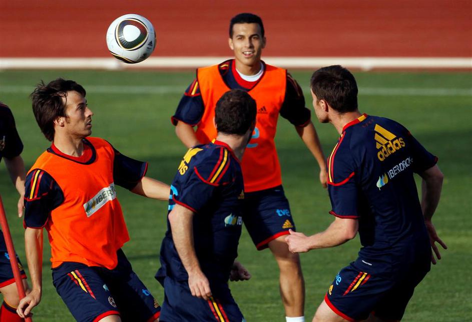 David Silva Juan Mata Xabi Alonso Pedro Rodriguez