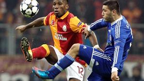 Drogba Kolašinac Galatasaray Schalke 04 Liga prvakov osmina finala prva tekma