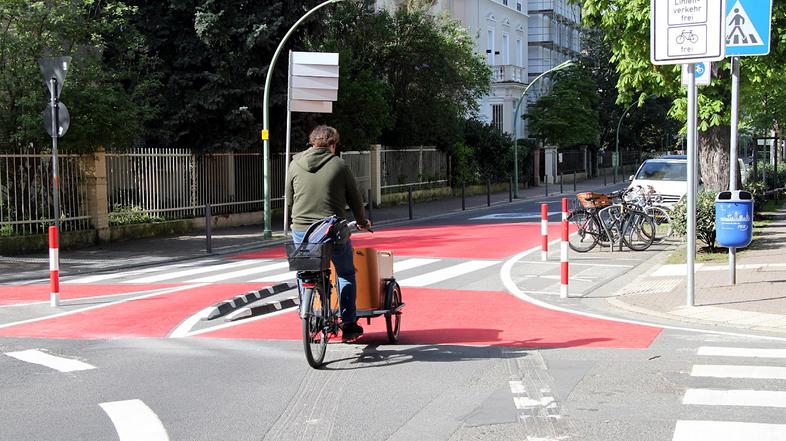 Kolesarska ulica Frankfurt