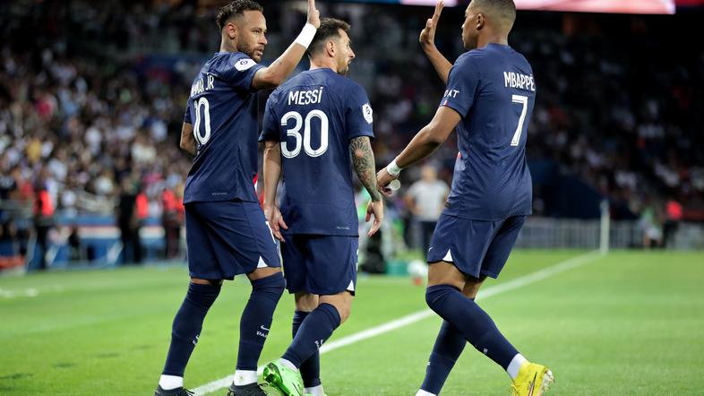 Neymar Leo Messi Kylian Mbappé