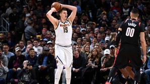 Nikola Jokić Nuggets Trail Blazers