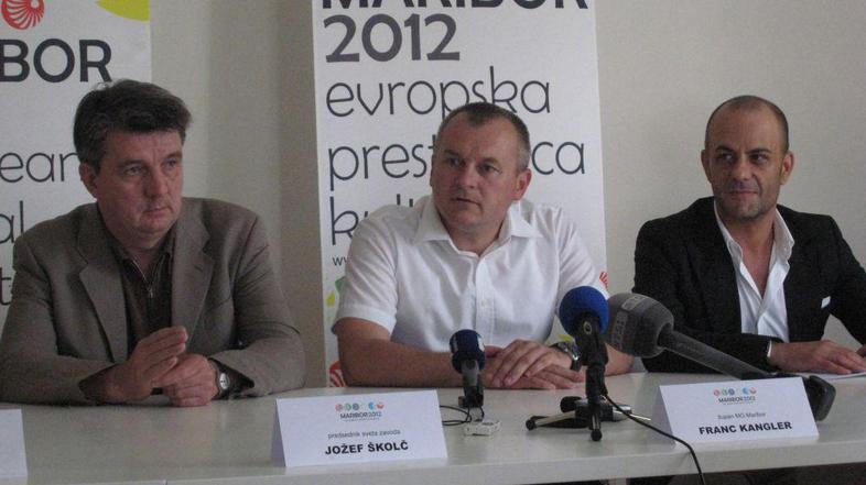 Franc Kangler je bil zadovoljen, da bosta za projekt EPK skrbela Školč in Pandur